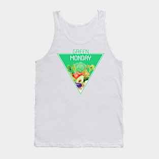 The optimal food triangle - Green Monday Tank Top